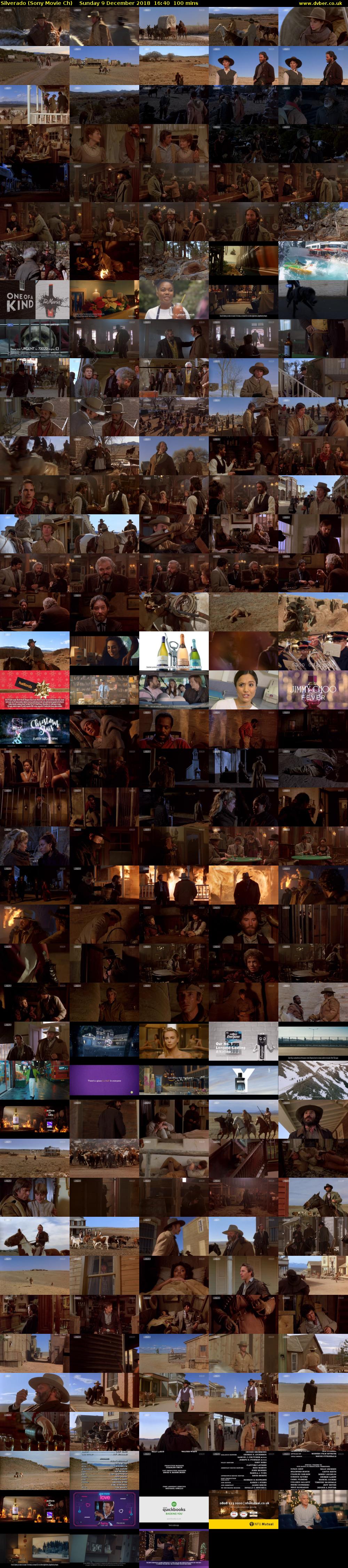 Silverado (Sony Movie Ch) Sunday 9 December 2018 16:40 - 18:20