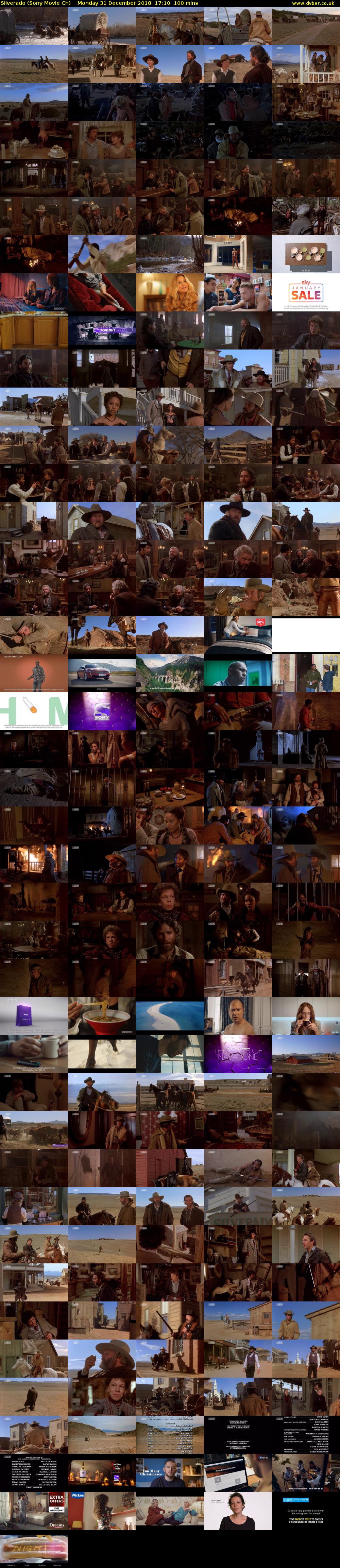 Silverado (Sony Movie Ch) Monday 31 December 2018 17:10 - 18:50