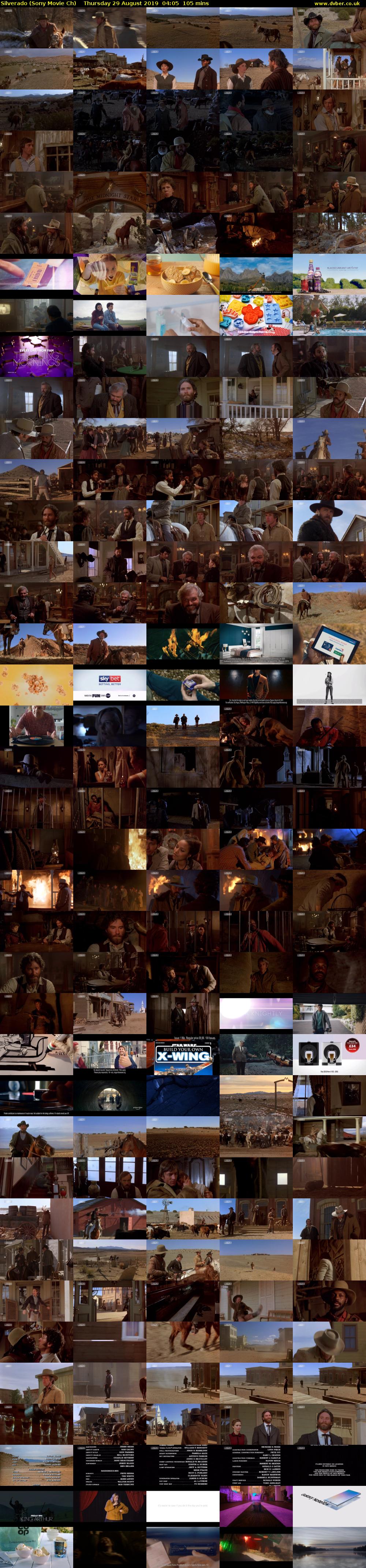 Silverado (Sony Movie Ch) Thursday 29 August 2019 04:05 - 05:50