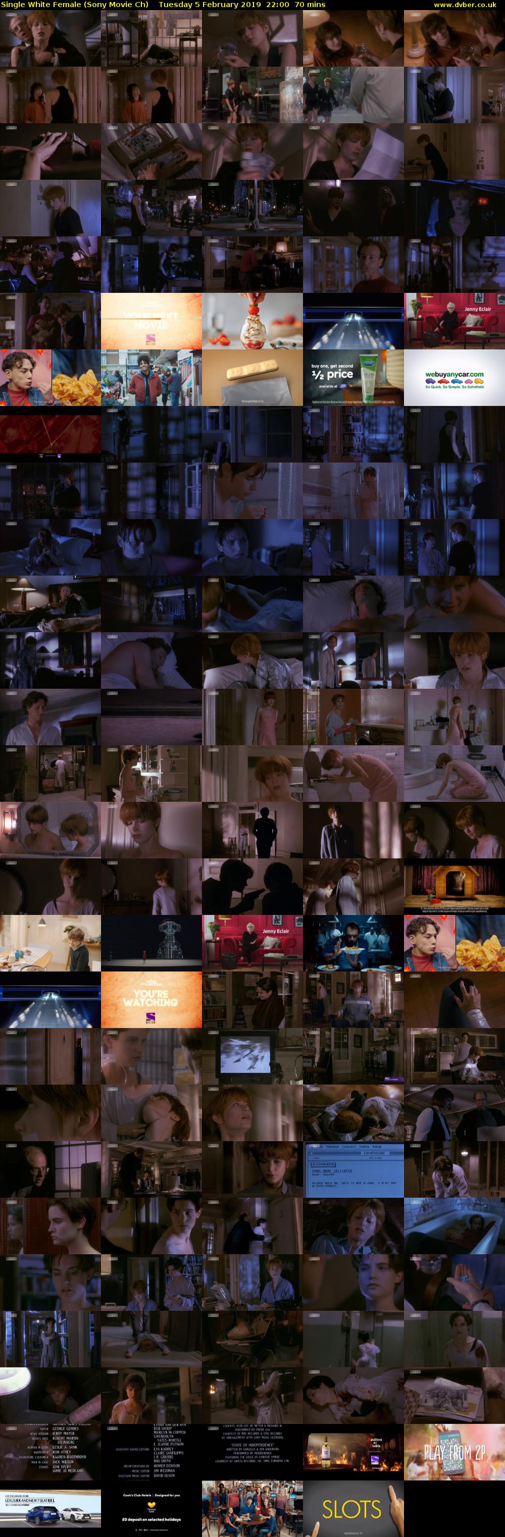 Single White Female (Sony Movie Ch) Tuesday 5 February 2019 22:00 - 23:10