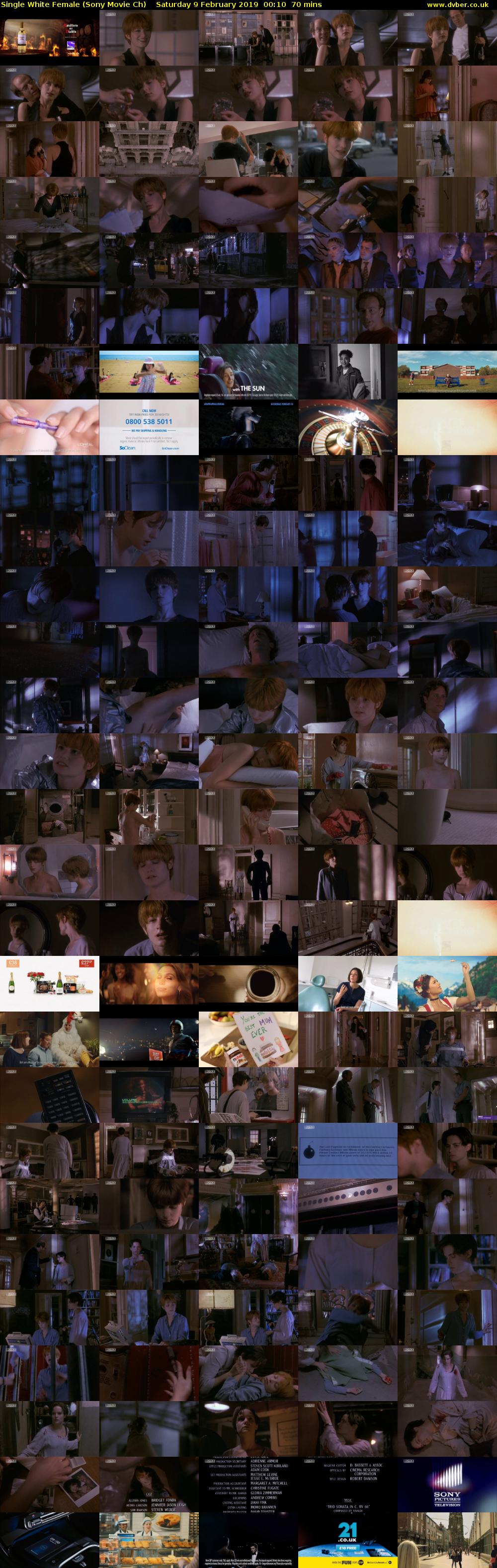 Single White Female (Sony Movie Ch) Saturday 9 February 2019 00:10 - 01:20
