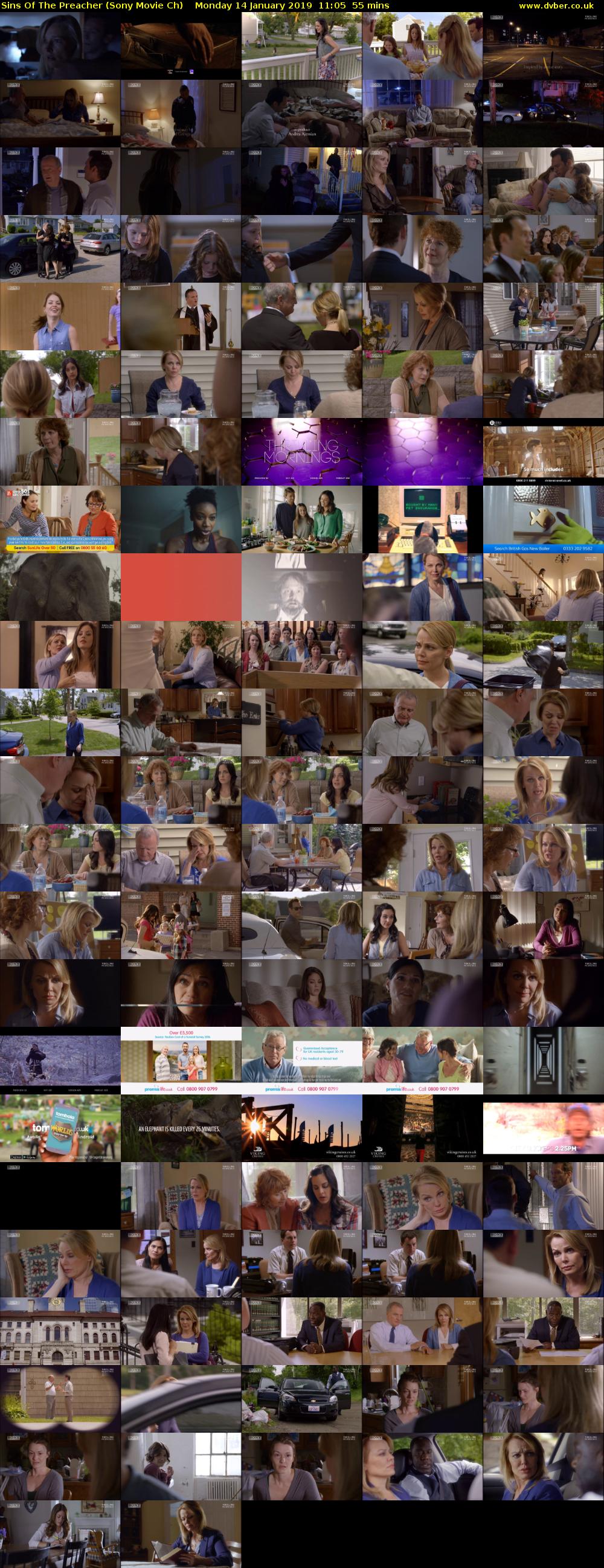 Sins Of The Preacher (Sony Movie Ch) Monday 14 January 2019 11:05 - 12:00