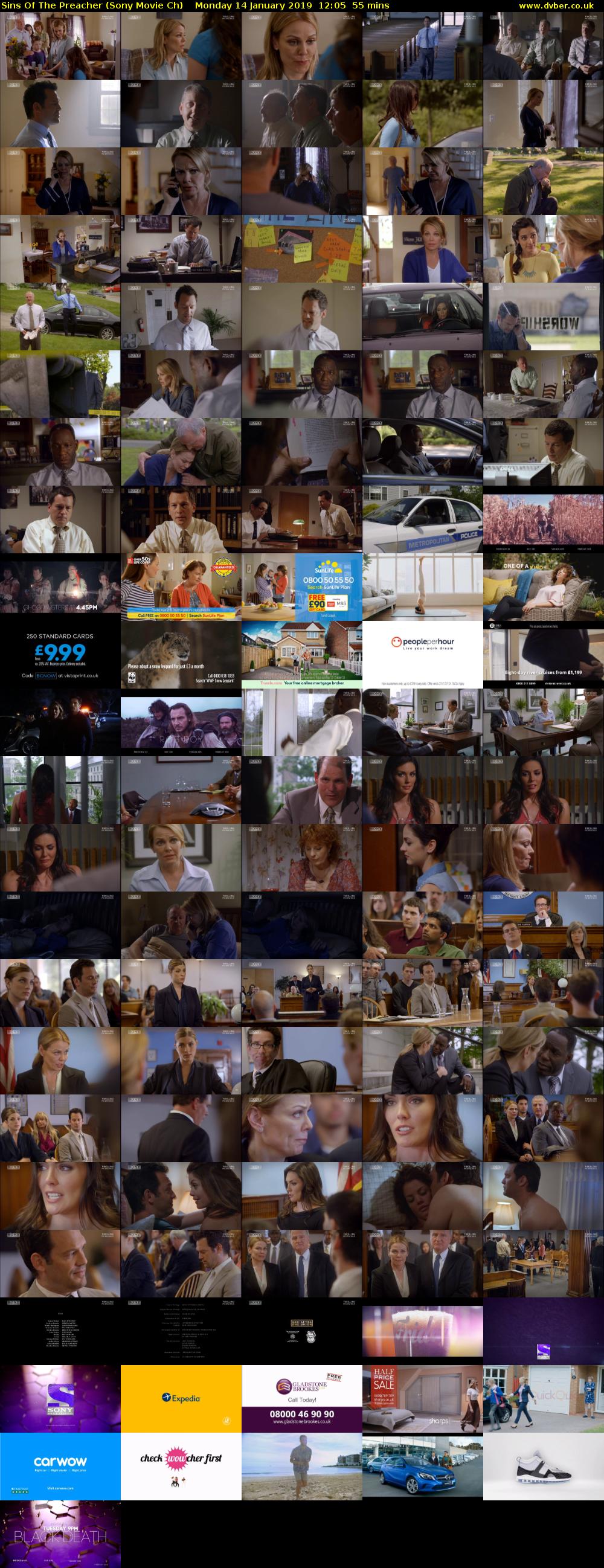 Sins Of The Preacher (Sony Movie Ch) Monday 14 January 2019 12:05 - 13:00