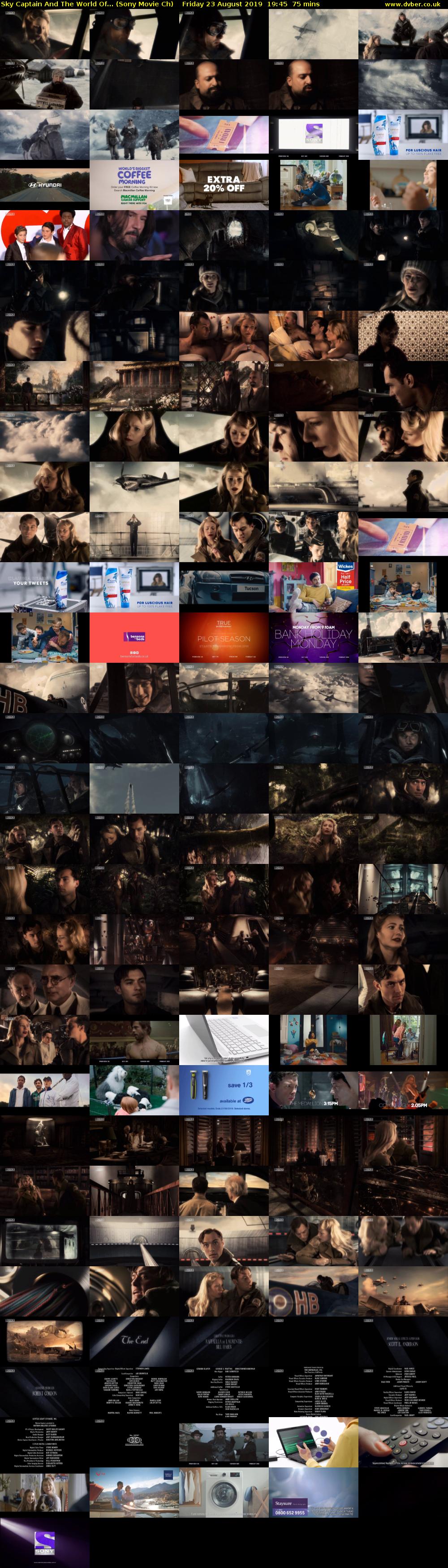 Sky Captain And The World Of... (Sony Movie Ch) Friday 23 August 2019 19:45 - 21:00