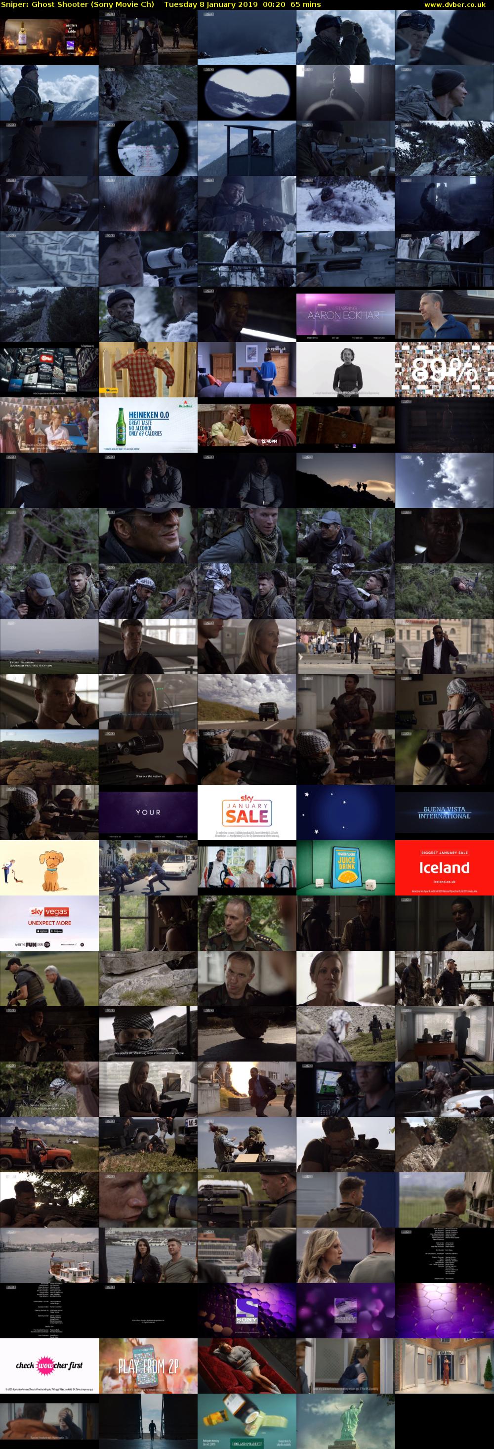 Sniper: Ghost Shooter (Sony Movie Ch) Tuesday 8 January 2019 00:20 - 01:25