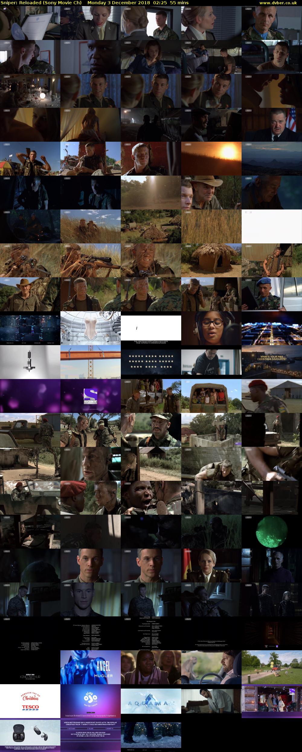 Sniper: Reloaded (Sony Movie Ch) Monday 3 December 2018 02:25 - 03:20
