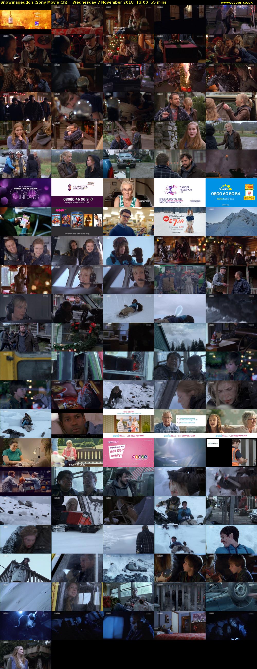 Snowmageddon (Sony Movie Ch) Wednesday 7 November 2018 13:00 - 13:55