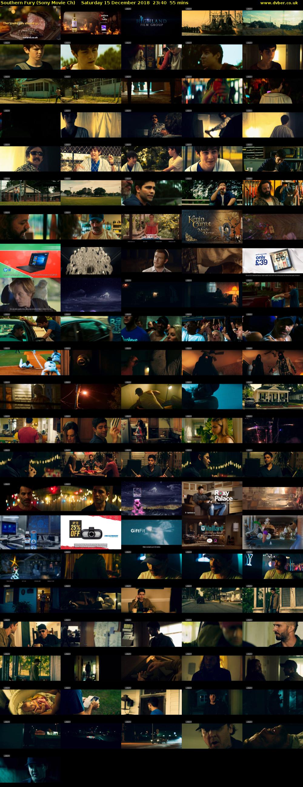 Southern Fury (Sony Movie Ch) Saturday 15 December 2018 23:40 - 00:35