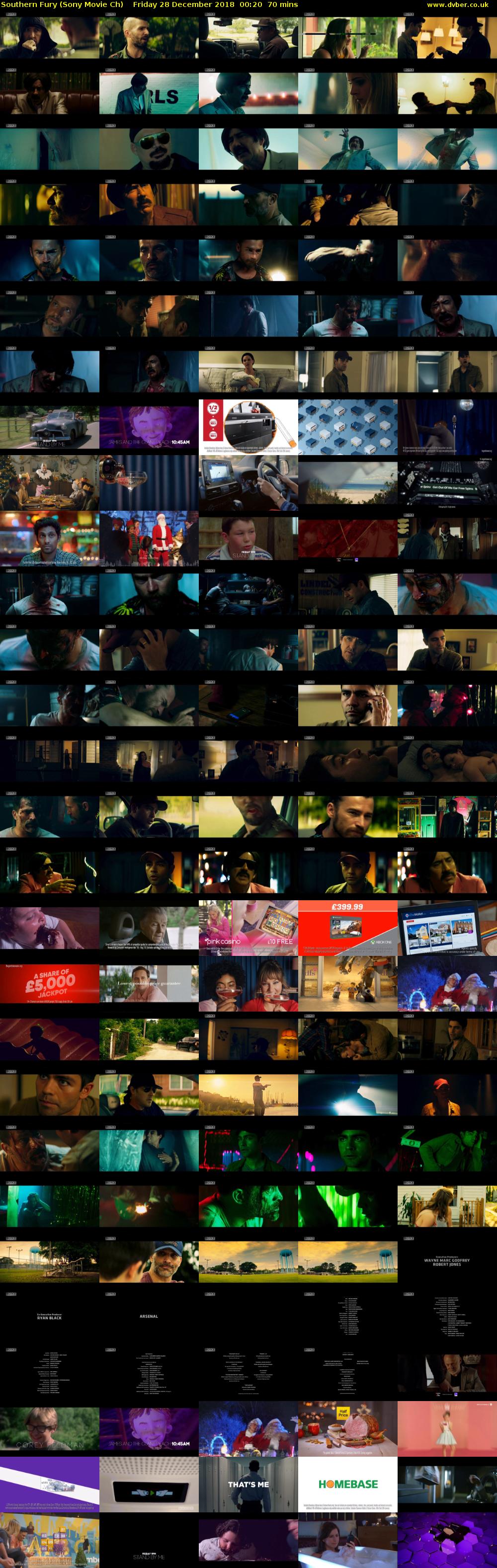 Southern Fury (Sony Movie Ch) Friday 28 December 2018 00:20 - 01:30