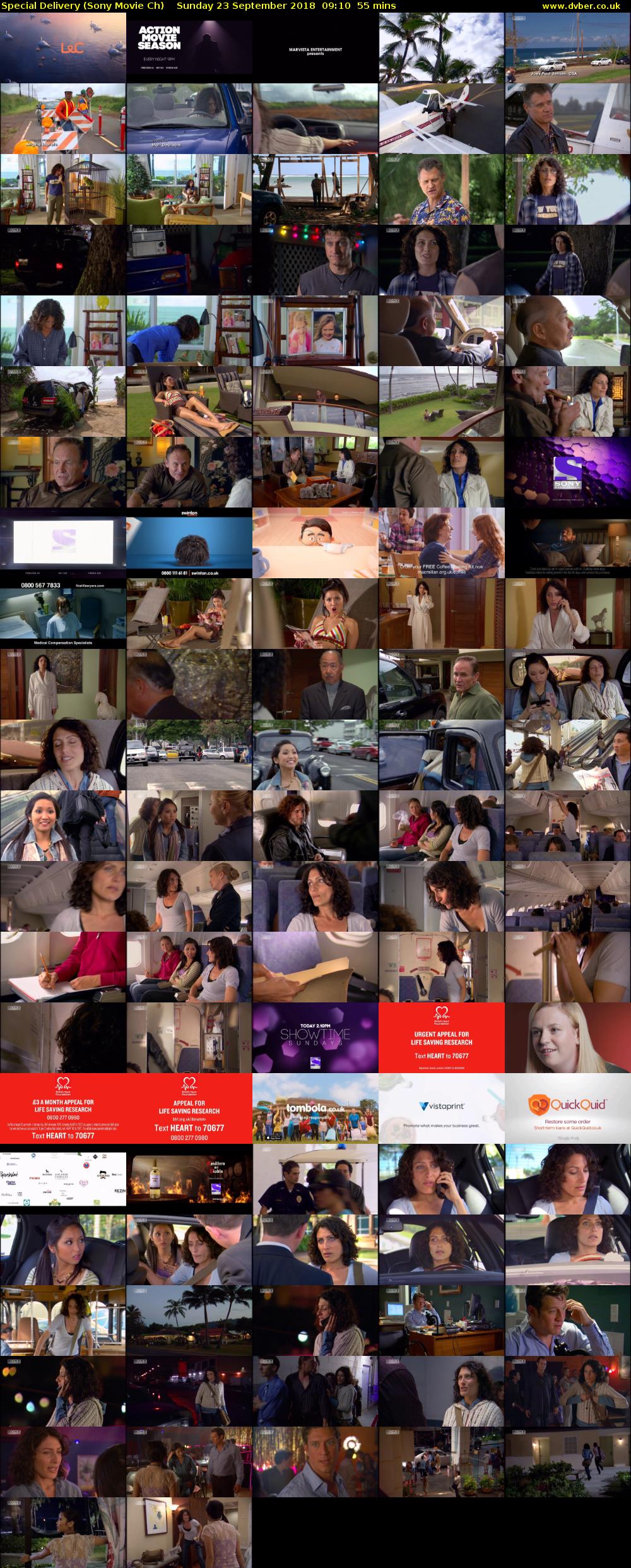 Special Delivery (Sony Movie Ch) Sunday 23 September 2018 09:10 - 10:05