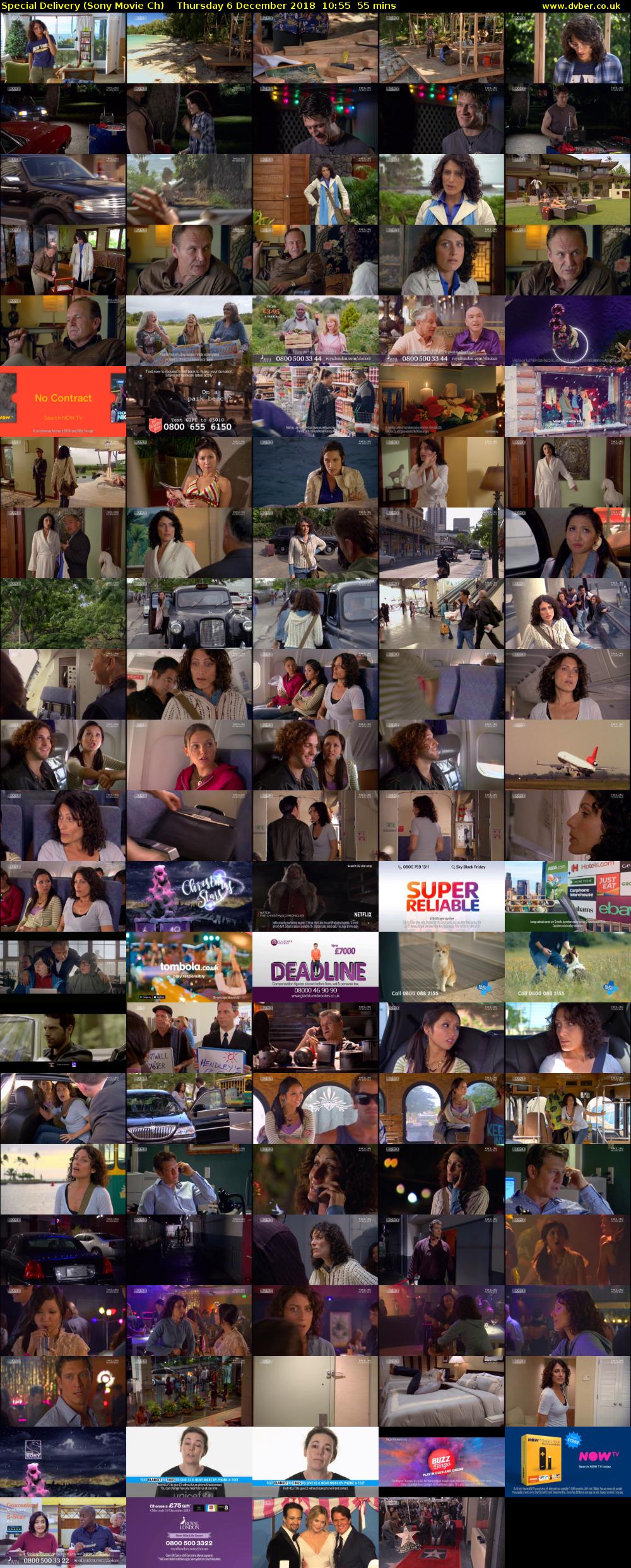 Special Delivery (Sony Movie Ch) Thursday 6 December 2018 10:55 - 11:50