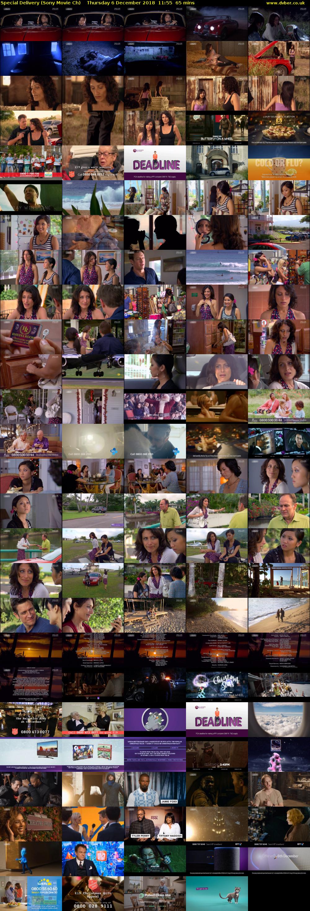 Special Delivery (Sony Movie Ch) Thursday 6 December 2018 11:55 - 13:00