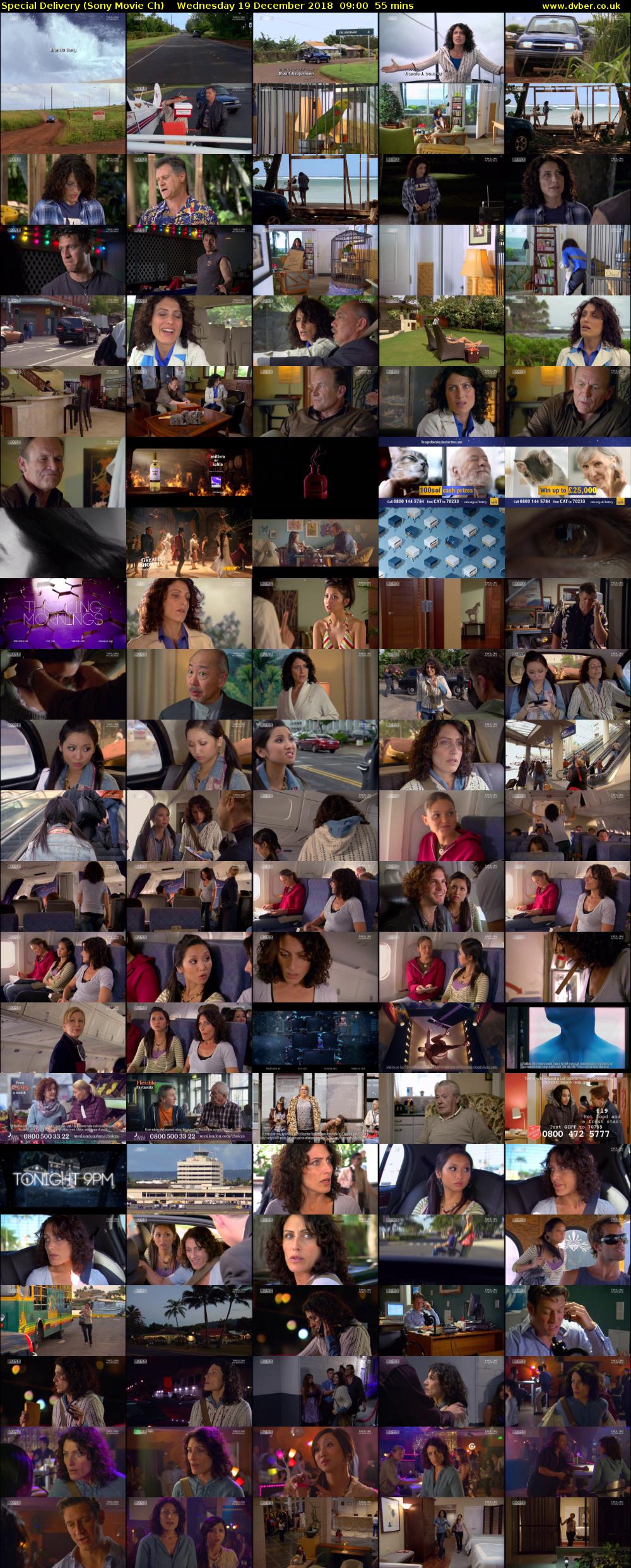 Special Delivery (Sony Movie Ch) Wednesday 19 December 2018 09:00 - 09:55