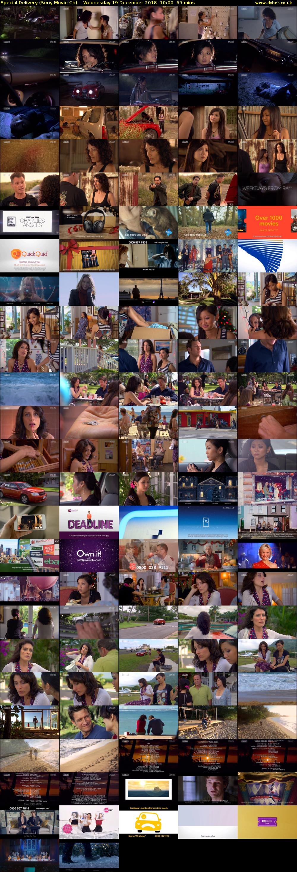 Special Delivery (Sony Movie Ch) Wednesday 19 December 2018 10:00 - 11:05