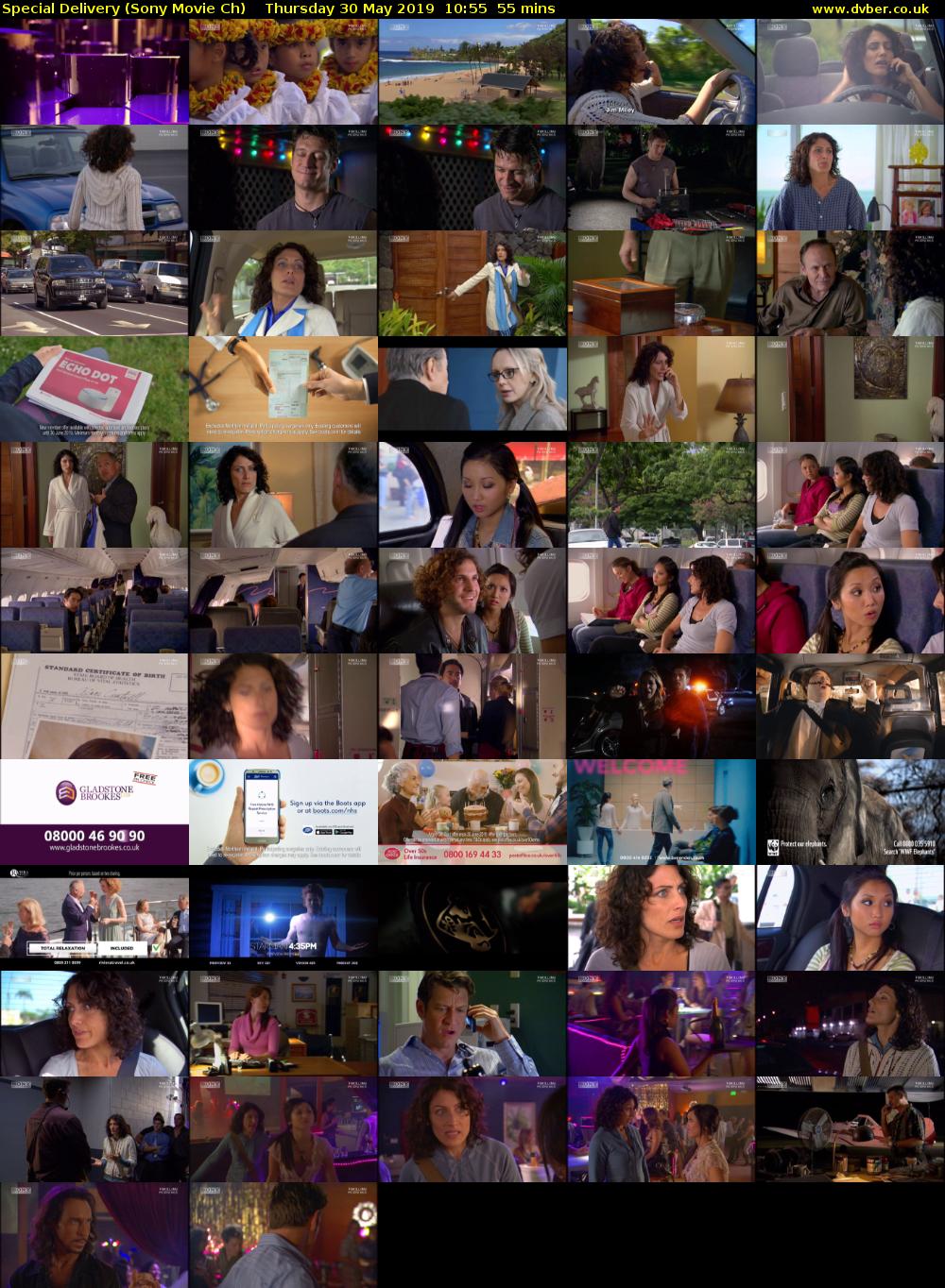 Special Delivery (Sony Movie Ch) Thursday 30 May 2019 10:55 - 11:50