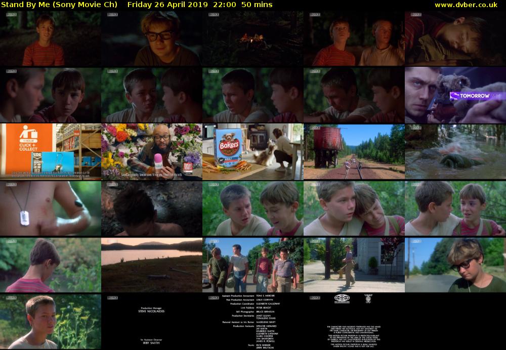 Stand By Me (Sony Movie Ch) Friday 26 April 2019 22:00 - 22:50