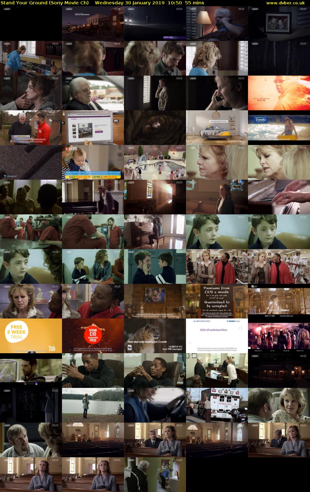 Stand Your Ground (Sony Movie Ch) Wednesday 30 January 2019 10:50 - 11:45