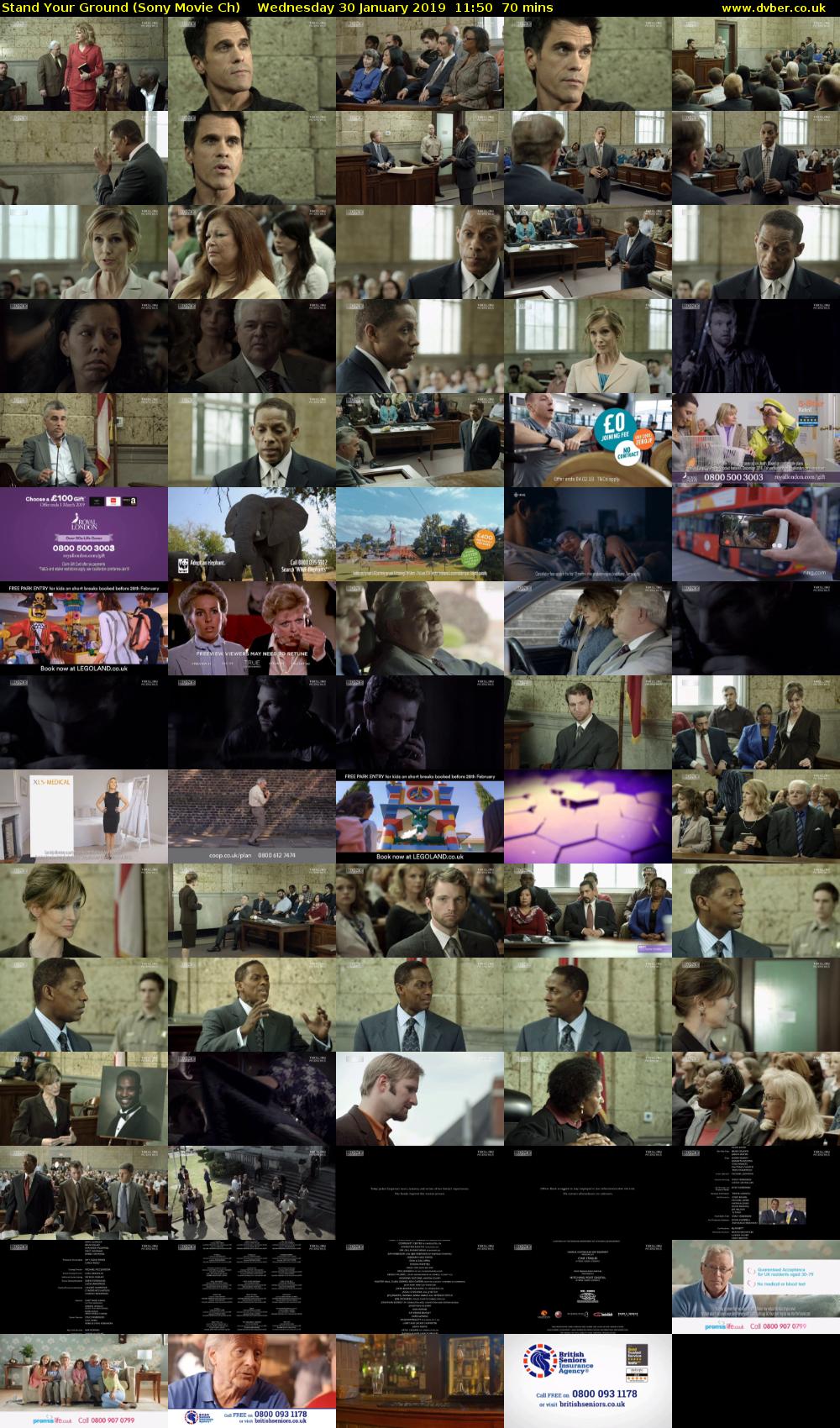 Stand Your Ground (Sony Movie Ch) Wednesday 30 January 2019 11:50 - 13:00