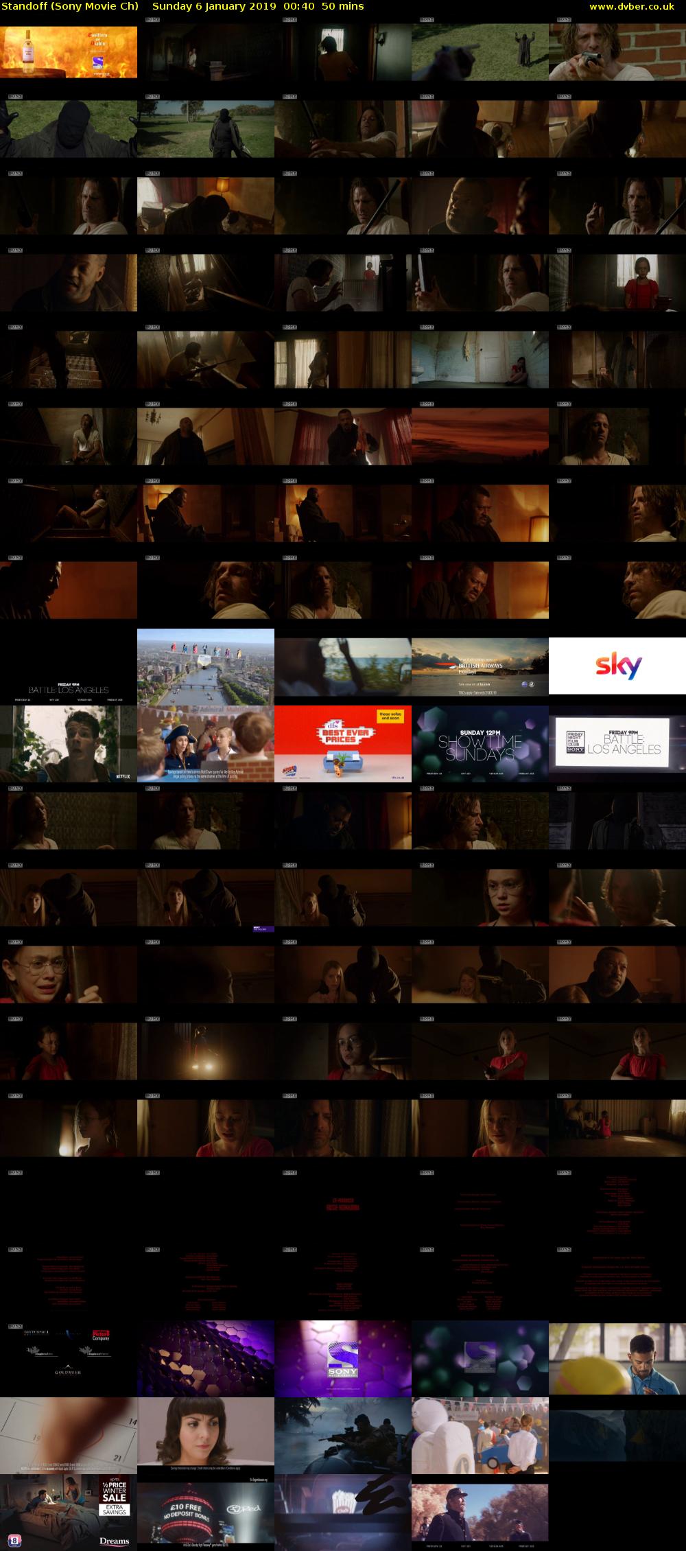 Standoff (Sony Movie Ch) Sunday 6 January 2019 00:40 - 01:30