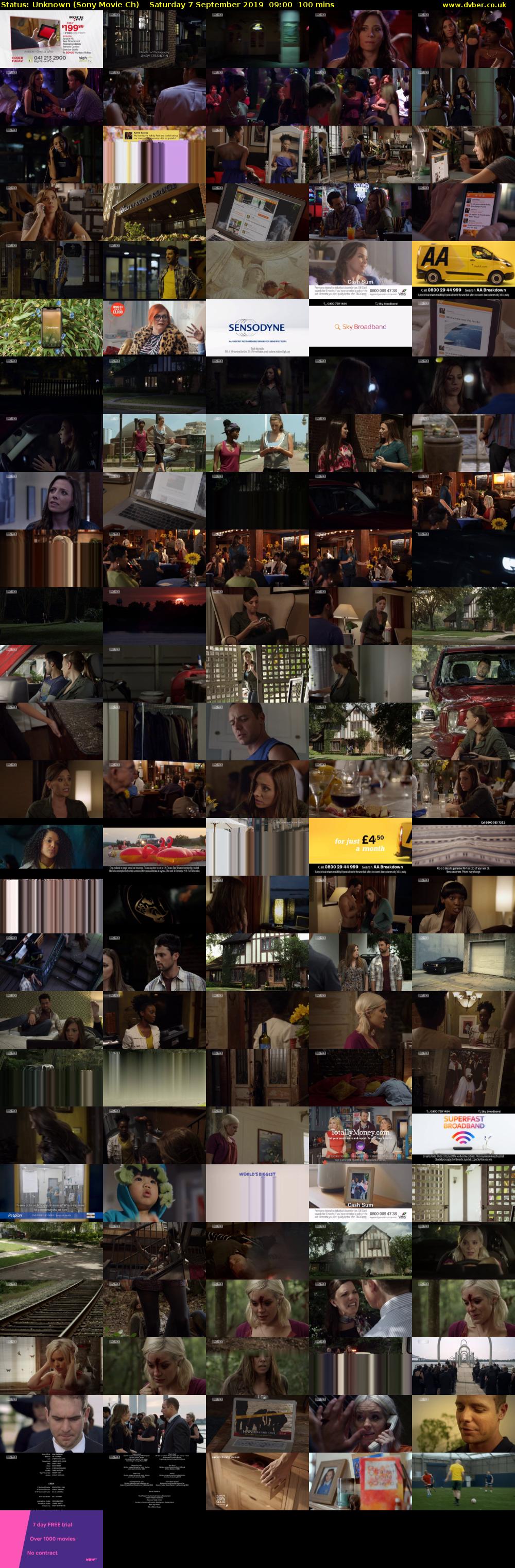 Status: Unknown (Sony Movie Ch) Saturday 7 September 2019 09:00 - 10:40