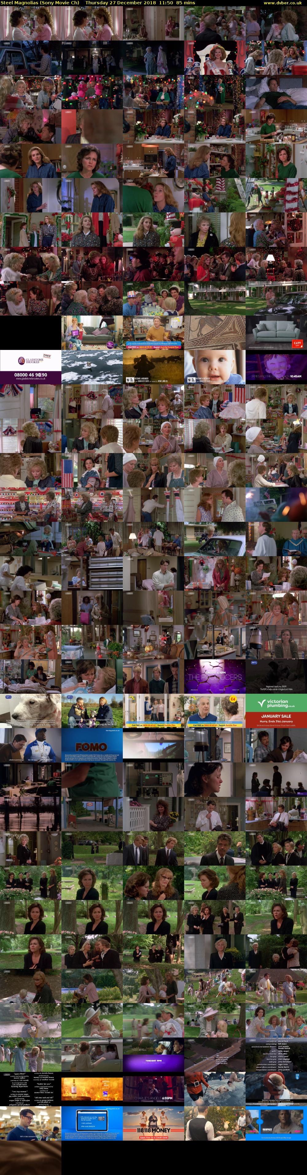 Steel Magnolias (Sony Movie Ch) Thursday 27 December 2018 11:50 - 13:15