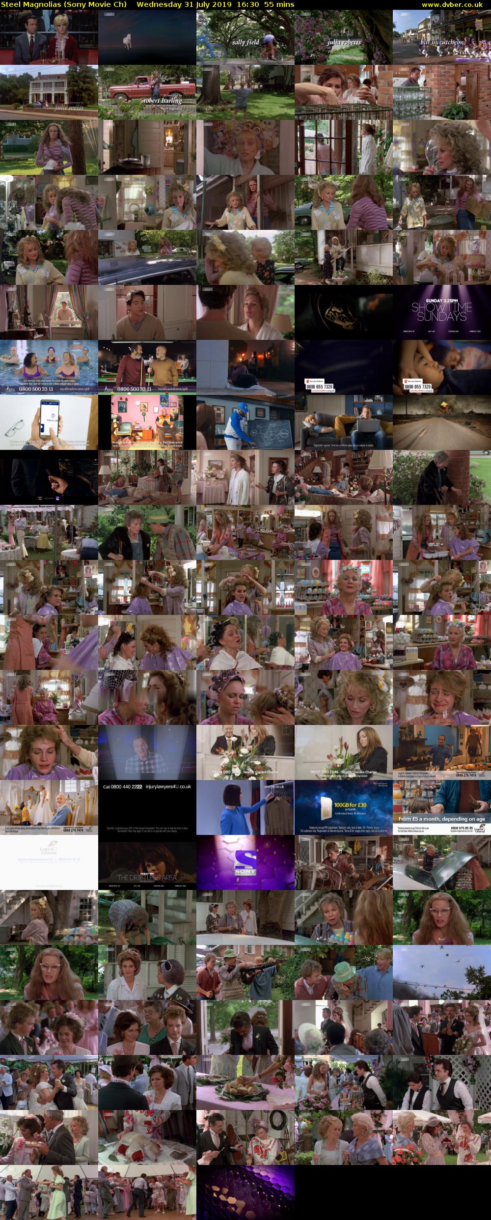 Steel Magnolias (Sony Movie Ch) Wednesday 31 July 2019 16:30 - 17:25