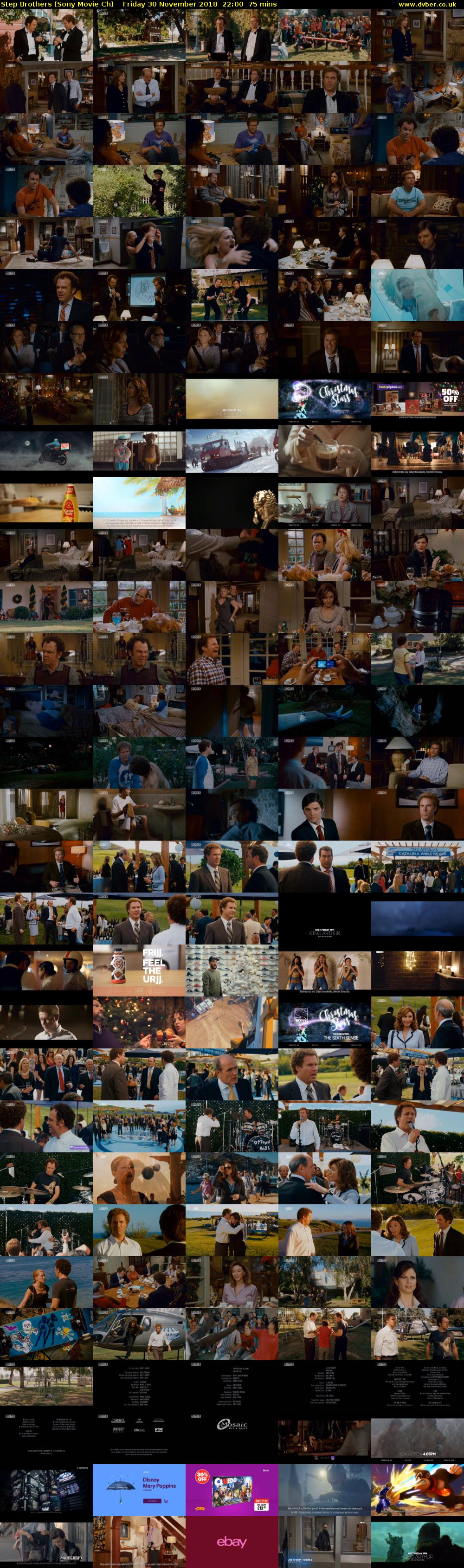 Step Brothers (Sony Movie Ch) Friday 30 November 2018 22:00 - 23:15