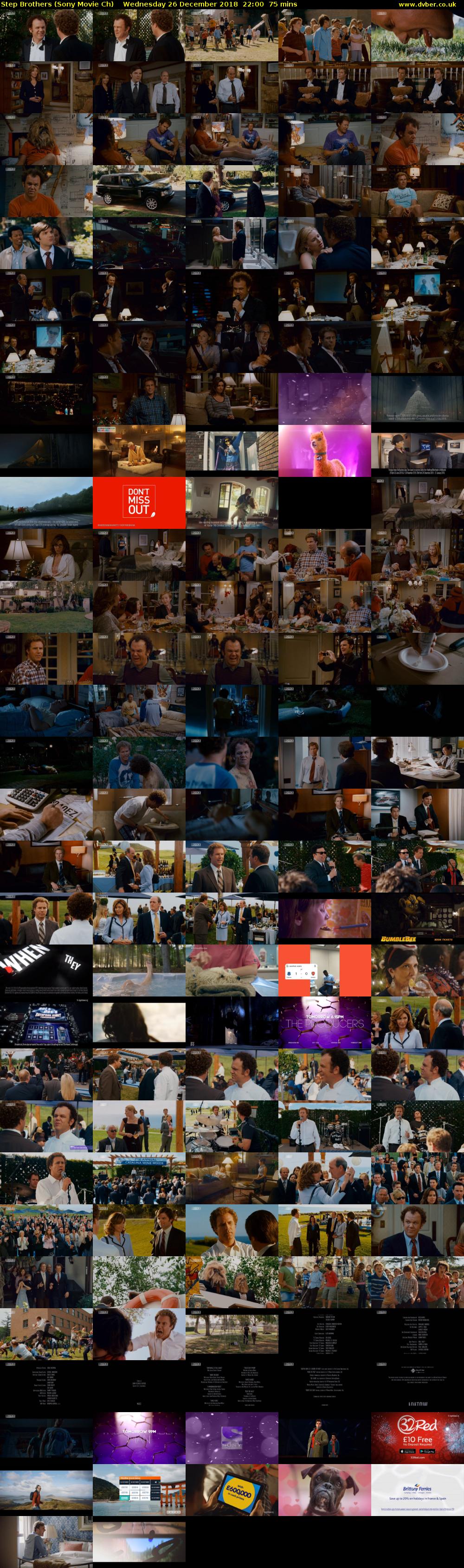 Step Brothers (Sony Movie Ch) Wednesday 26 December 2018 22:00 - 23:15