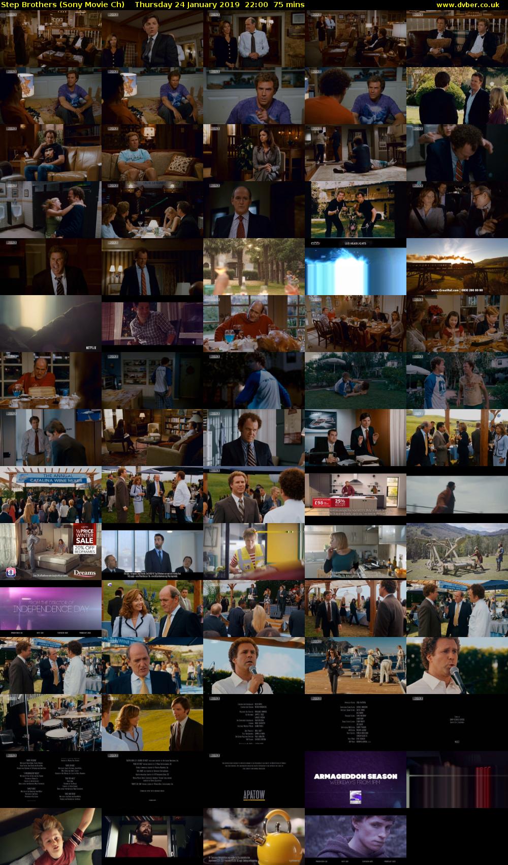 Step Brothers (Sony Movie Ch) Thursday 24 January 2019 22:00 - 23:15