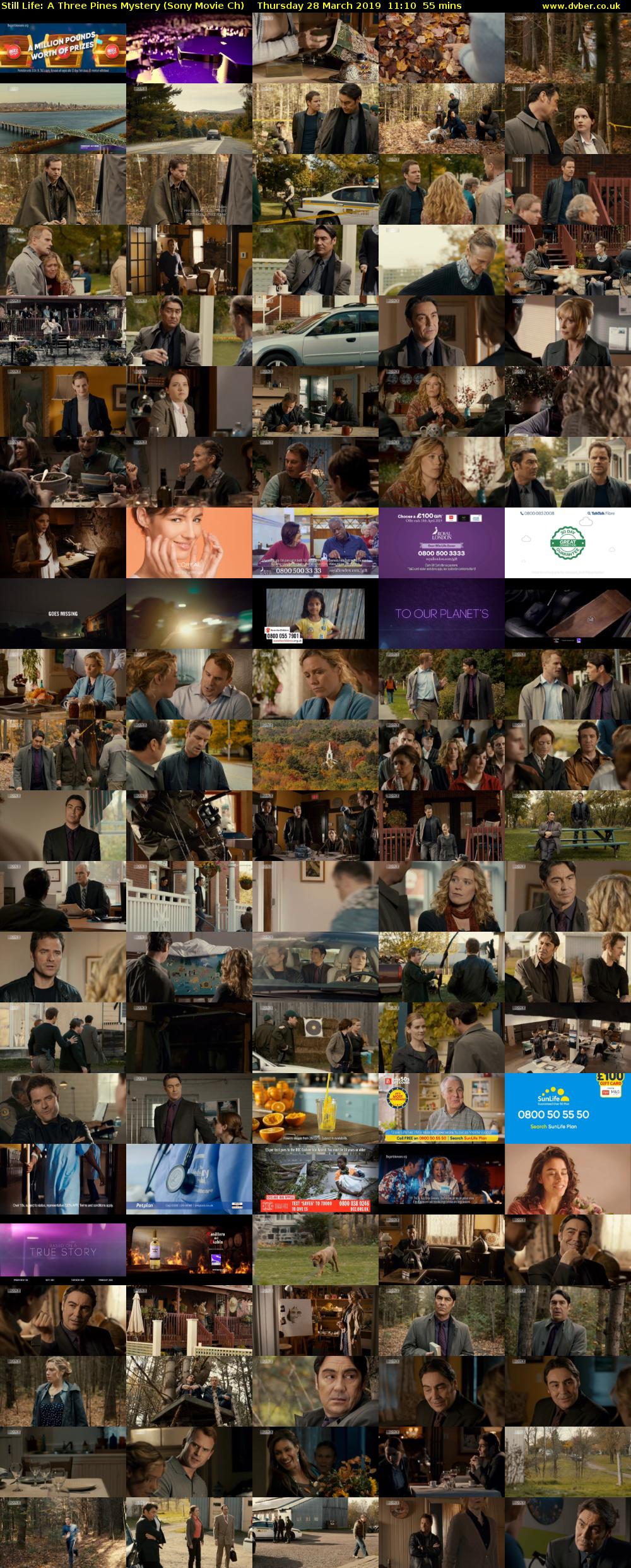 Still Life: A Three Pines Mystery (Sony Movie Ch) Thursday 28 March 2019 11:10 - 12:05
