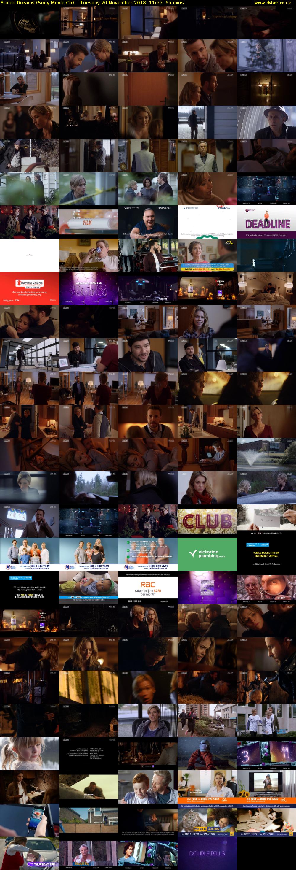 Stolen Dreams (Sony Movie Ch) Tuesday 20 November 2018 11:55 - 13:00