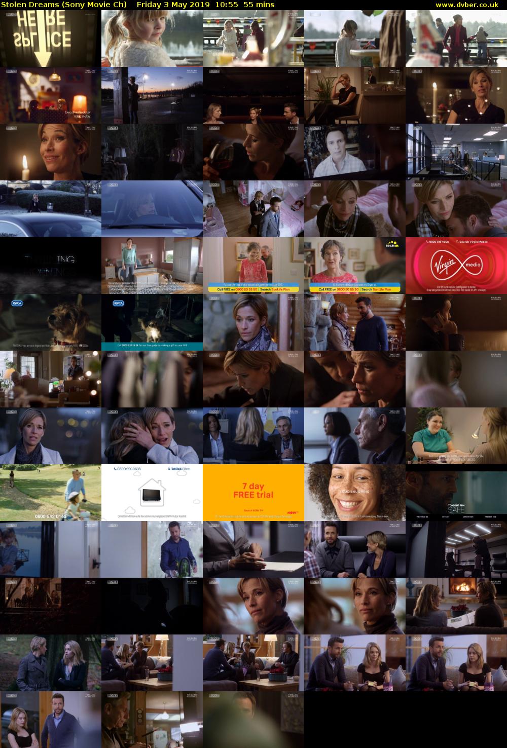 Stolen Dreams (Sony Movie Ch) Friday 3 May 2019 10:55 - 11:50