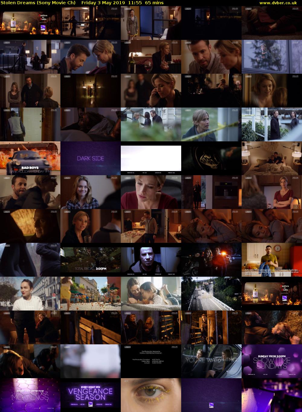Stolen Dreams (Sony Movie Ch) Friday 3 May 2019 11:55 - 13:00