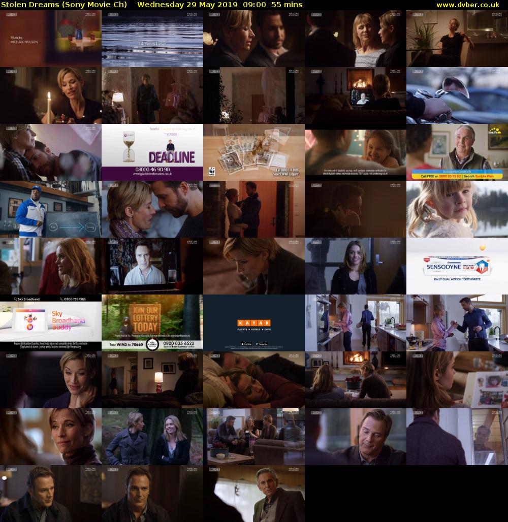Stolen Dreams (Sony Movie Ch) Wednesday 29 May 2019 09:00 - 09:55