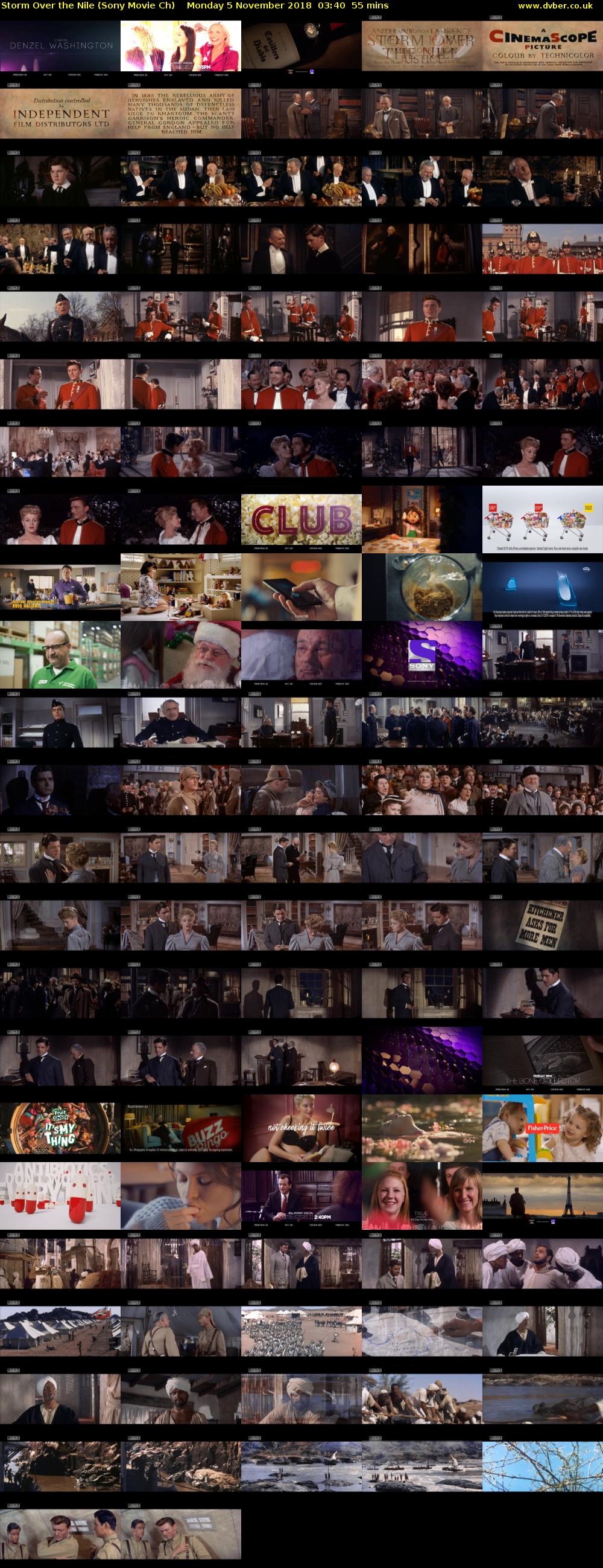 Storm Over the Nile (Sony Movie Ch) Monday 5 November 2018 03:40 - 04:35