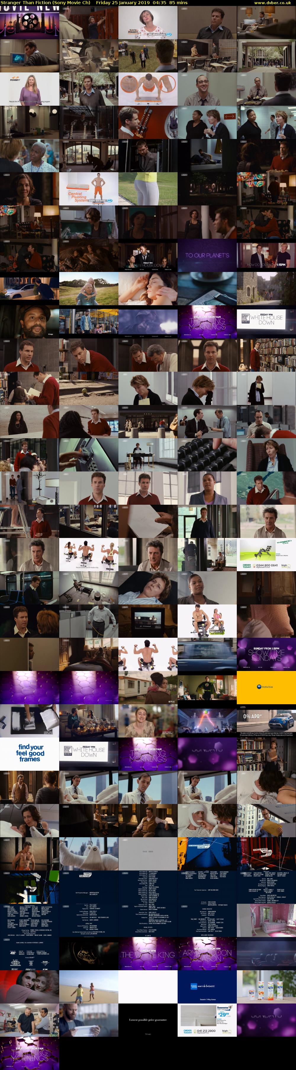 Stranger Than Fiction (Sony Movie Ch) Friday 25 January 2019 04:35 - 06:00