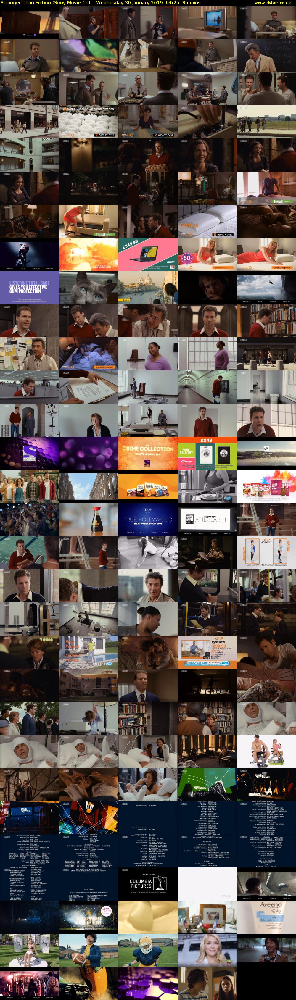 Stranger Than Fiction (Sony Movie Ch) Wednesday 30 January 2019 04:25 - 05:50