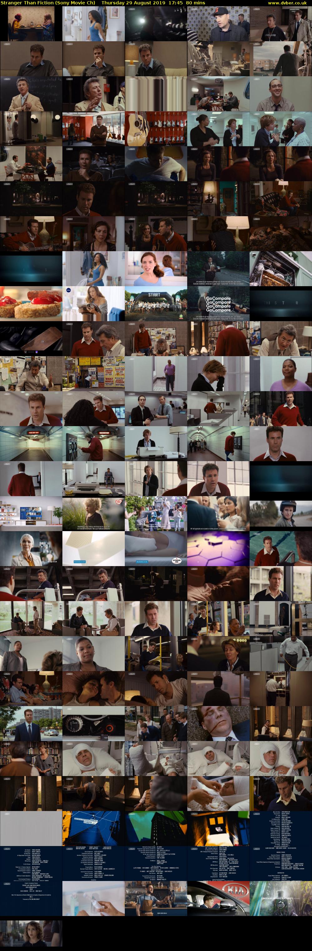 Stranger Than Fiction (Sony Movie Ch) Thursday 29 August 2019 17:45 - 19:05