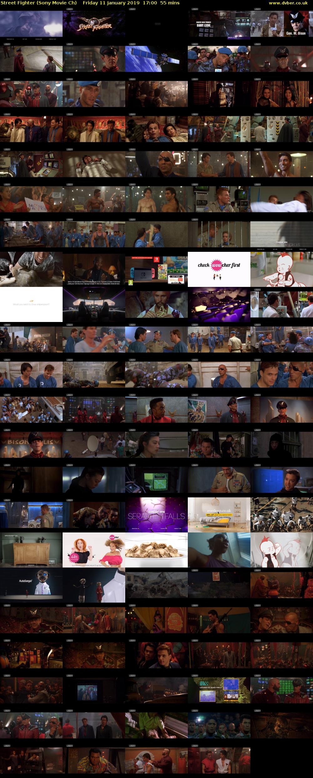 Street Fighter (Sony Movie Ch) Friday 11 January 2019 17:00 - 17:55