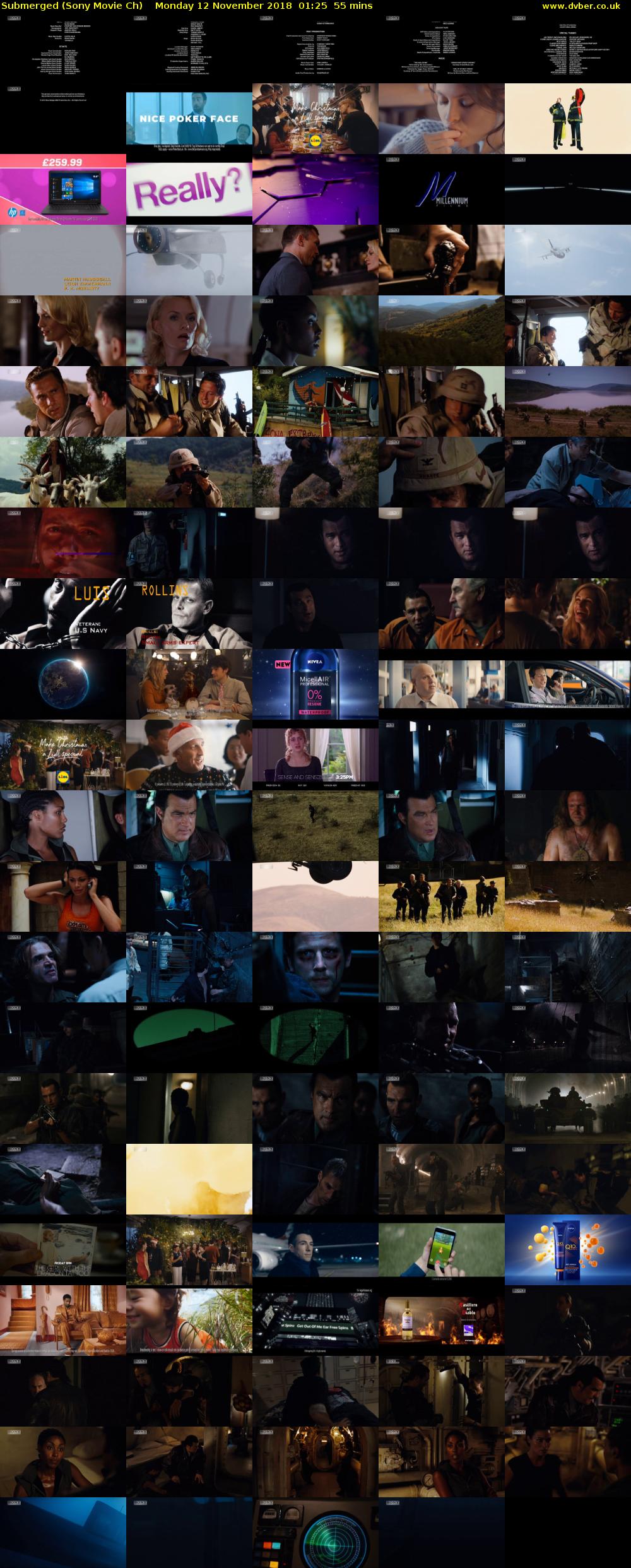 Submerged (Sony Movie Ch) Monday 12 November 2018 01:25 - 02:20