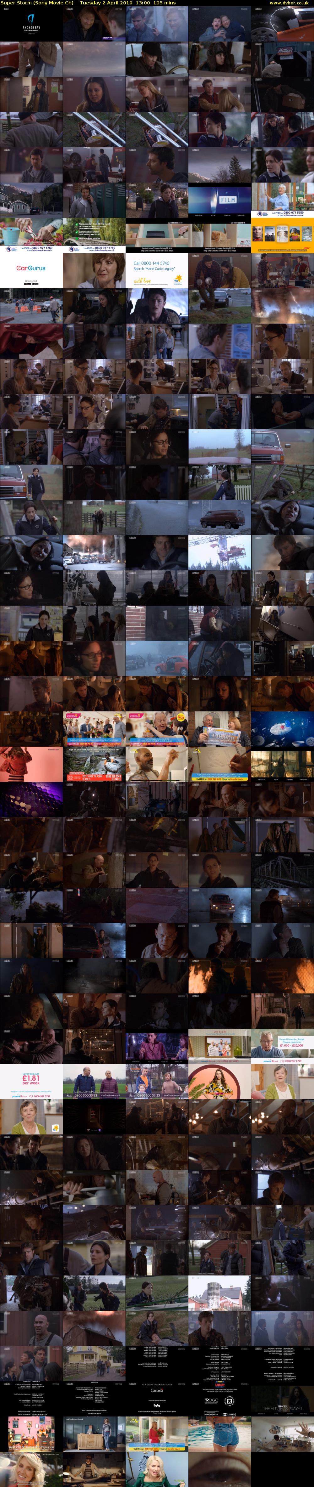 Super Storm (Sony Movie Ch) Tuesday 2 April 2019 13:00 - 14:45