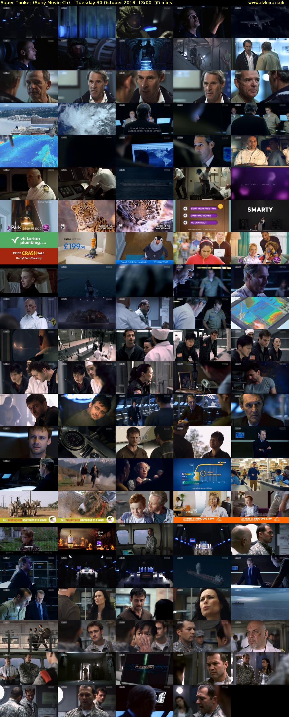 Super Tanker (Sony Movie Ch) Tuesday 30 October 2018 13:00 - 13:55