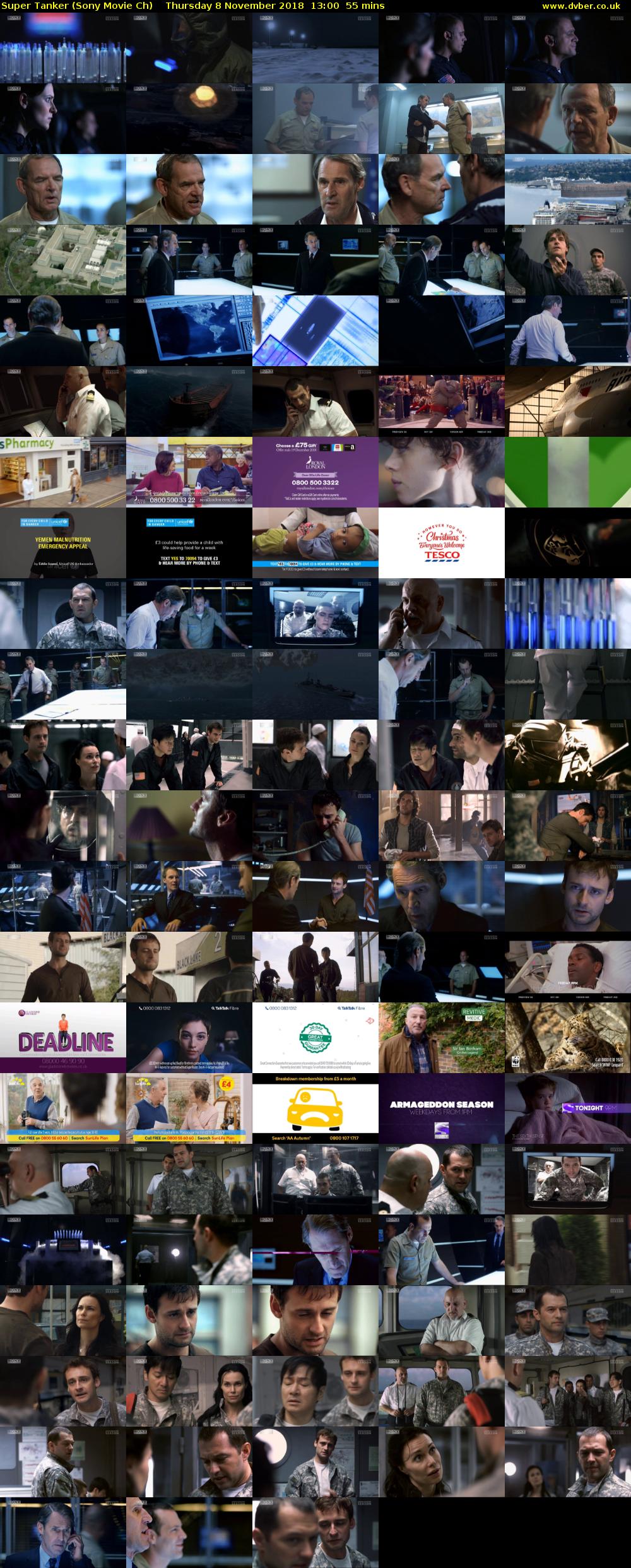 Super Tanker (Sony Movie Ch) Thursday 8 November 2018 13:00 - 13:55