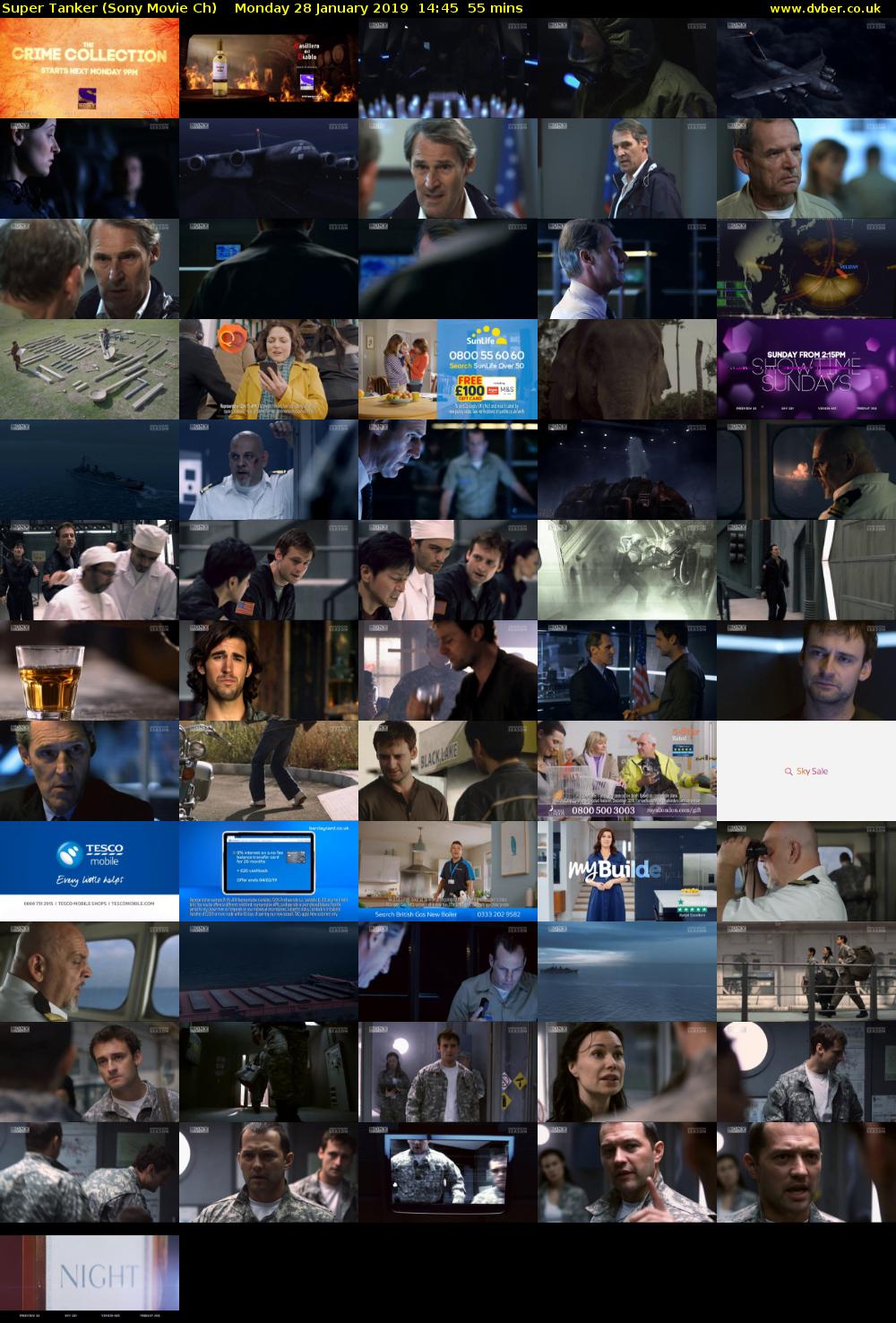 Super Tanker (Sony Movie Ch) Monday 28 January 2019 14:45 - 15:40