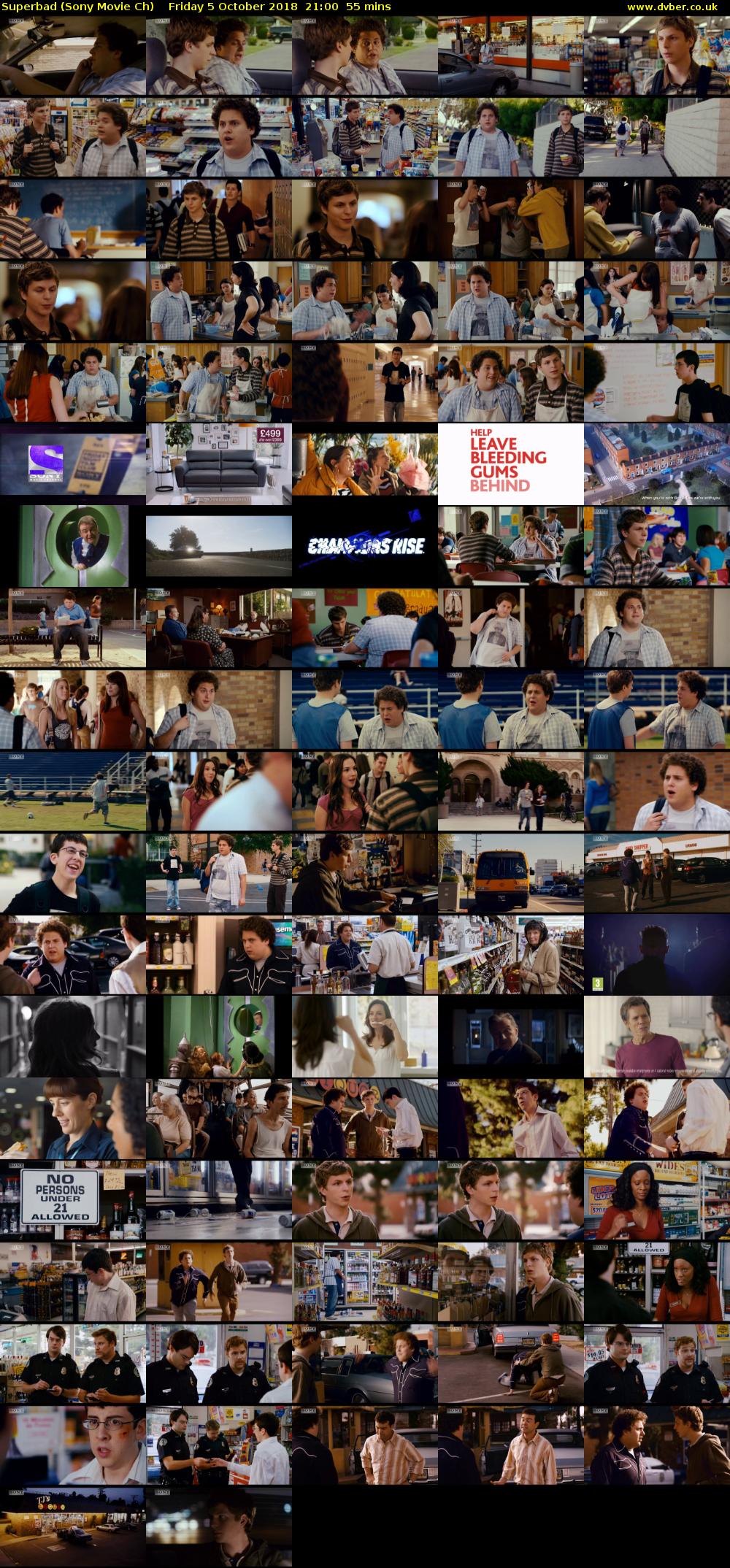 Superbad (Sony Movie Ch) Friday 5 October 2018 21:00 - 21:55