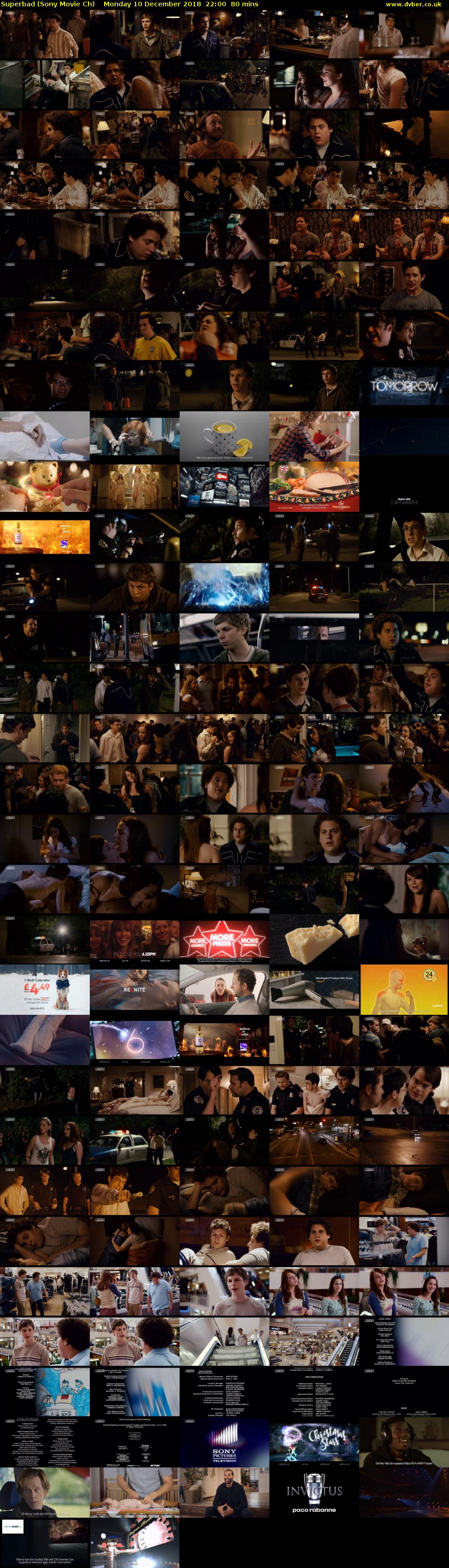 Superbad (Sony Movie Ch) Monday 10 December 2018 22:00 - 23:20