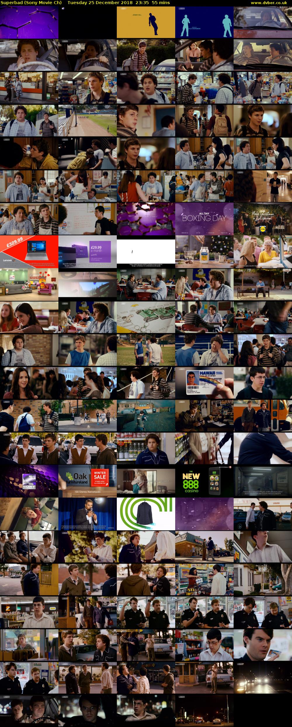 Superbad (Sony Movie Ch) Tuesday 25 December 2018 23:35 - 00:30