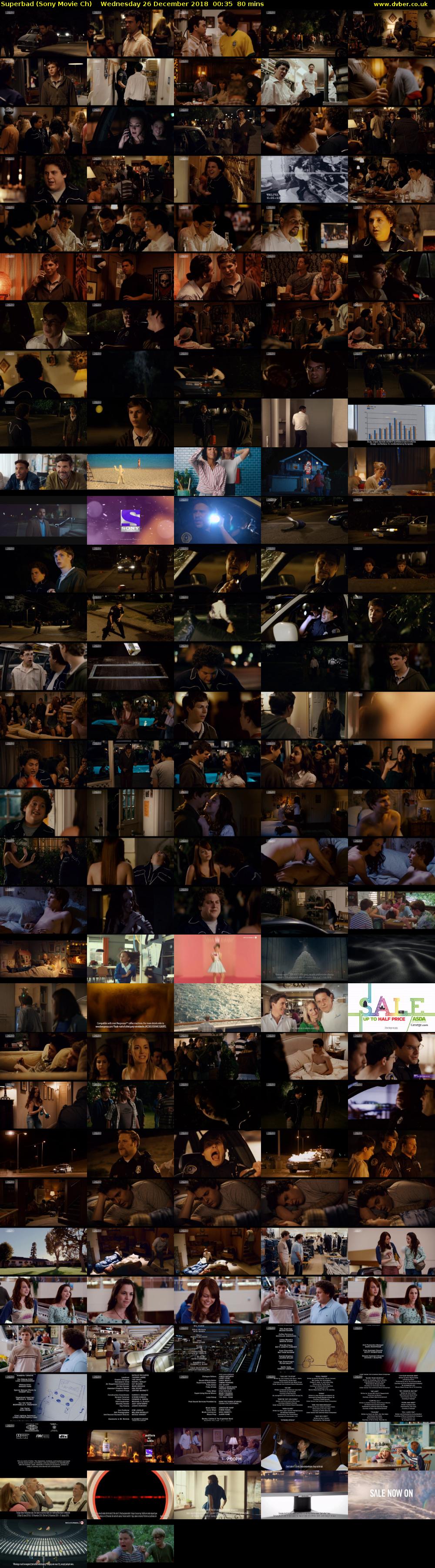 Superbad (Sony Movie Ch) Wednesday 26 December 2018 00:35 - 01:55