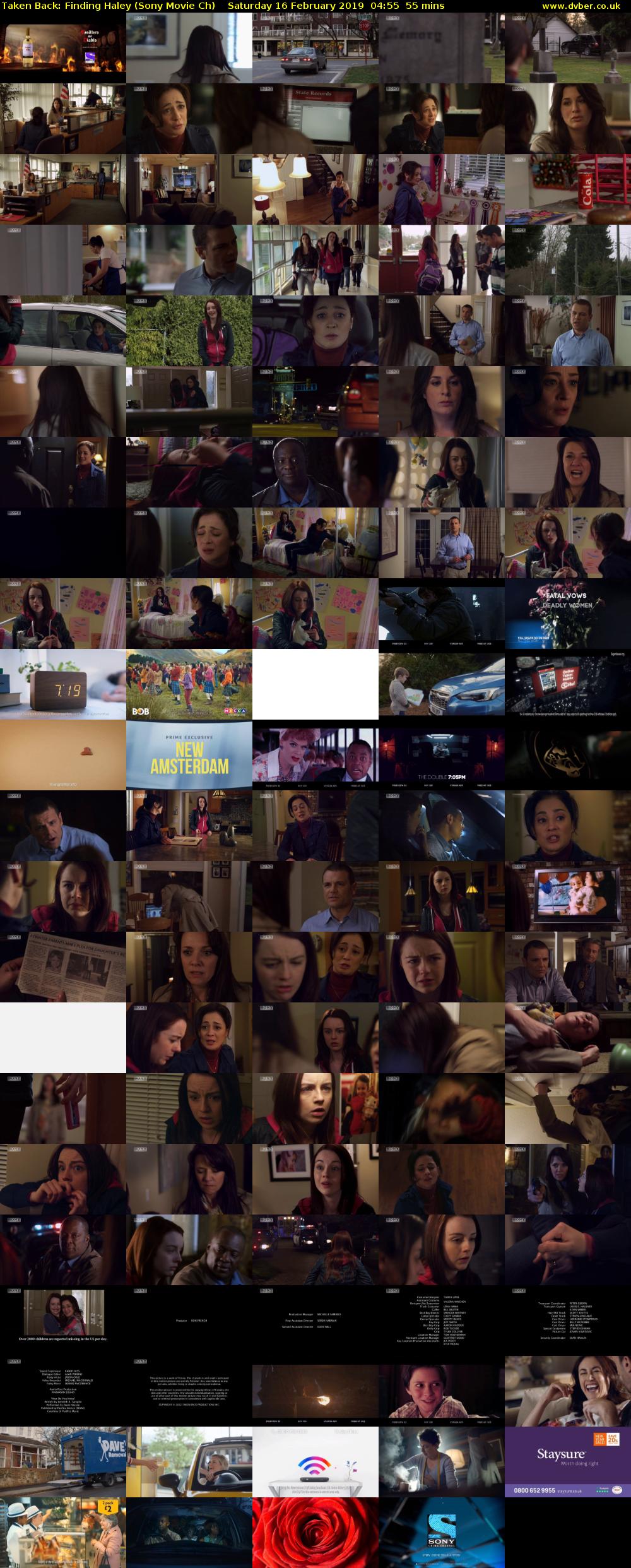 Taken Back: Finding Haley (Sony Movie Ch) Saturday 16 February 2019 04:55 - 05:50