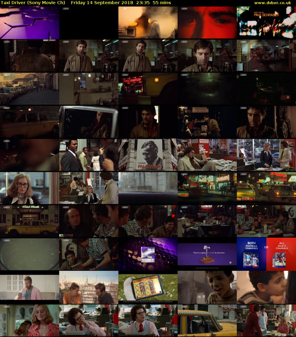Taxi Driver (Sony Movie Ch) Friday 14 September 2018 23:35 - 00:30